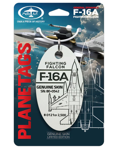 Planetags F-16A 80-0542