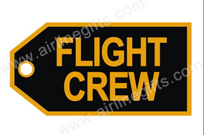 Flight Crew Embroidered Luggage Tag