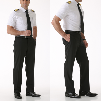 Mens Uniform Pants - Falcon Poly Wool - Black