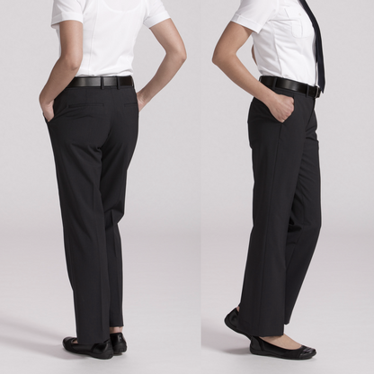 Women's Uniform Pants - Falcon Poly Wool - Black