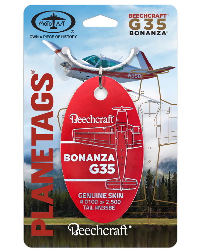 Planetags Beechcraft Bonanza G35 N35BE