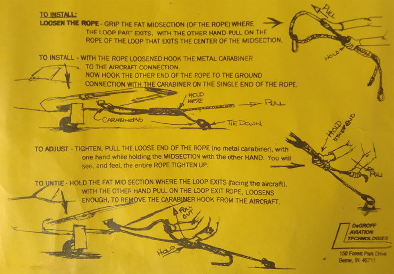 EZ Lock Aircraft Tie Down