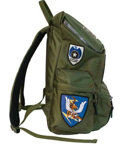 Top Gun Backpack with Patches