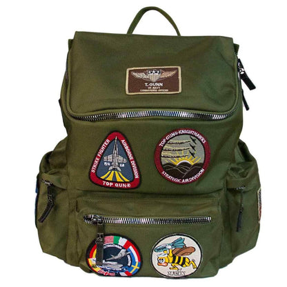 Top Gun Backpack with Patches