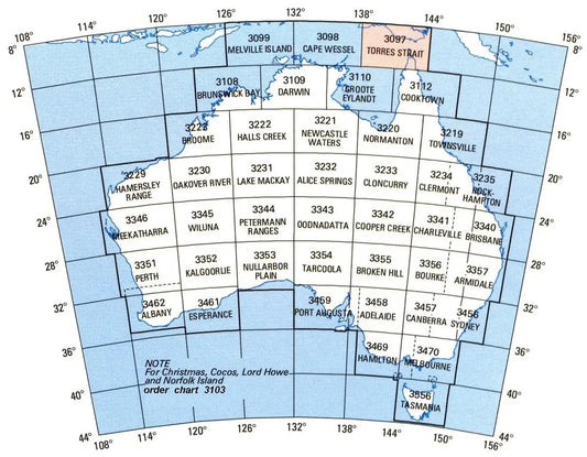 Australian WAC - World Aeronautical Charts