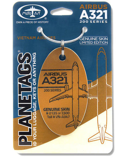 Planetags Vietnam Airlines Airbus A321-200 Tail VN-A347