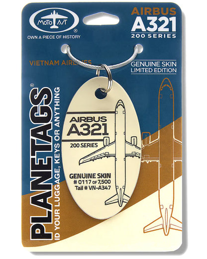 Planetags Vietnam Airlines Airbus A321-200 Tail VN-A347