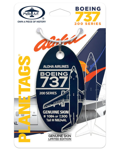 Planetags Aloha Airlines B737 - 200