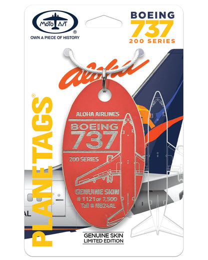 Planetags Aloha Airlines B737 - 200