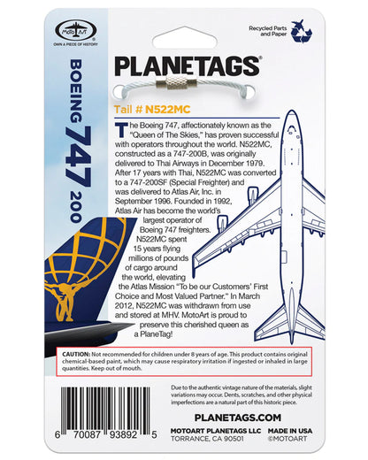 Planetags Atlas Air Cargo B747-400