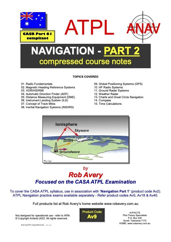 ATPL Navigation Notes Part 2 | CASA Pilot Exam Book – Downunder Pilot ...