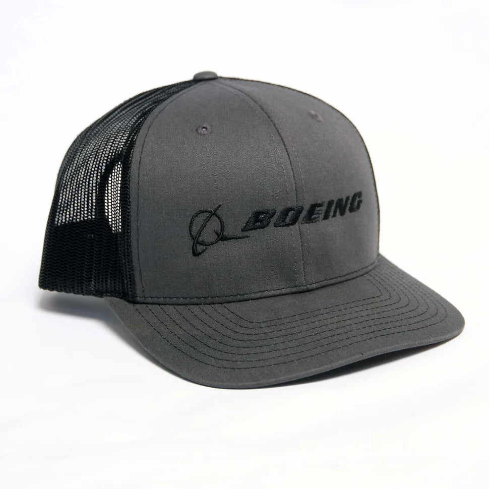 Aviation trucker cap featuring Boeing branding for everyday wear