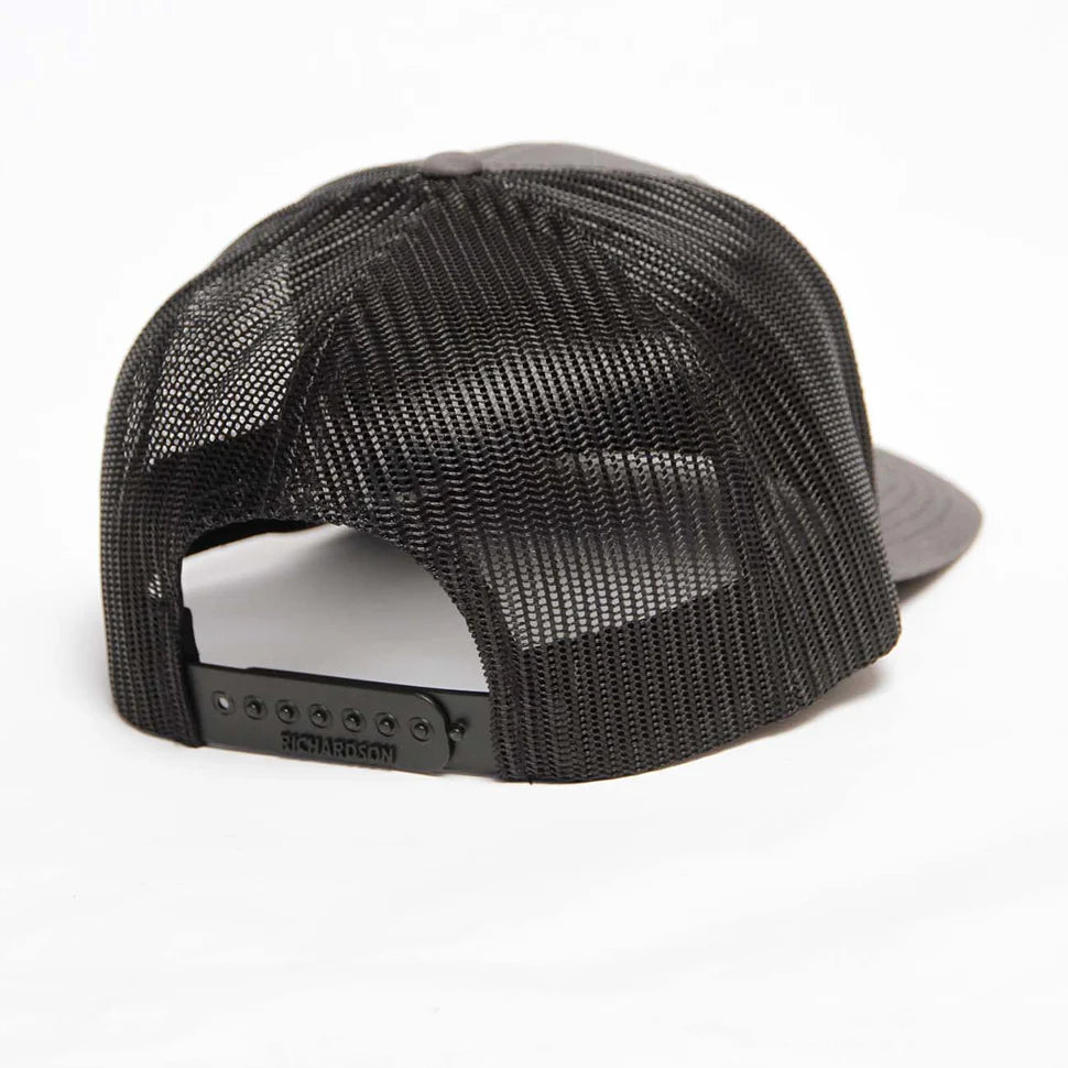 Structured Boeing aviation cap with mesh panels and pilot style