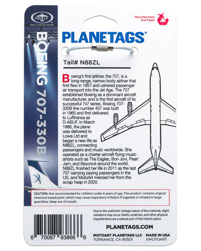 Planetags Boeing 707-330  #N88ZL