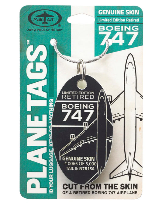 Planetags B747-200 Tail # N761SA