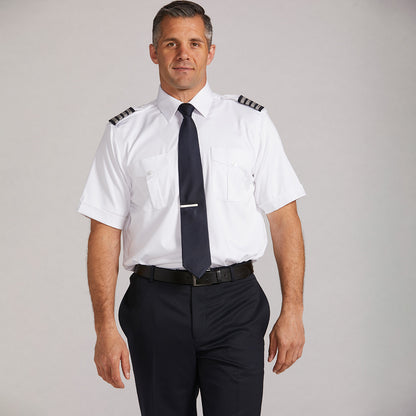 Brooks - Fitted Men's Short Sleeve Pilot Shirt