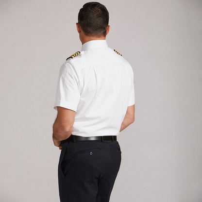 Brooks - Fitted Men's Short Sleeve Pilot Shirt