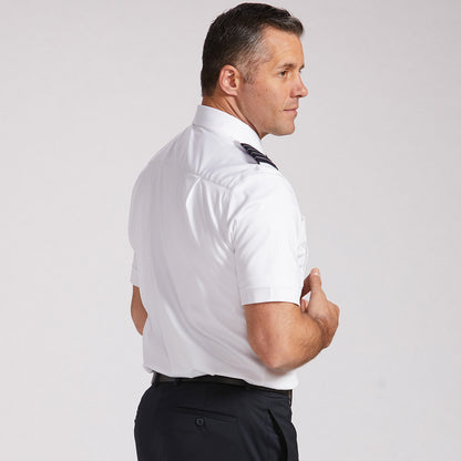 Brooks - Fitted Men's Short Sleeve Pilot Shirt