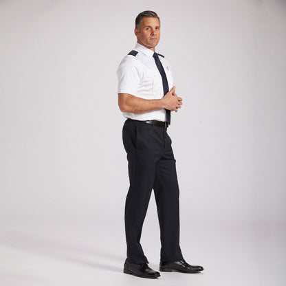 Brooks - Fitted Men's Short Sleeve Pilot Shirt