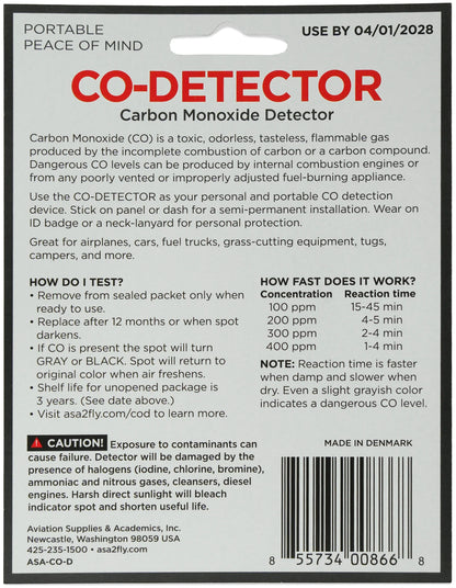 ASA Carbon Monoxide Detector