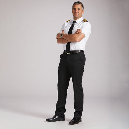 Cirrus - Fitted Men's Short Sleeve Pilot Shirt
