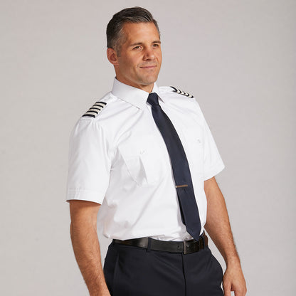 A Cut Above Epaulettes - Premium Silver on Black