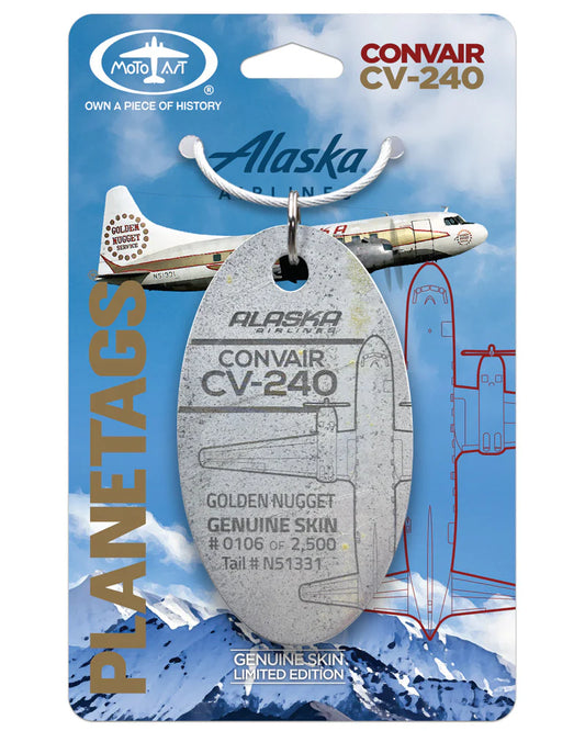 Planetags Convair CV-240 Golden Nugget - N51331