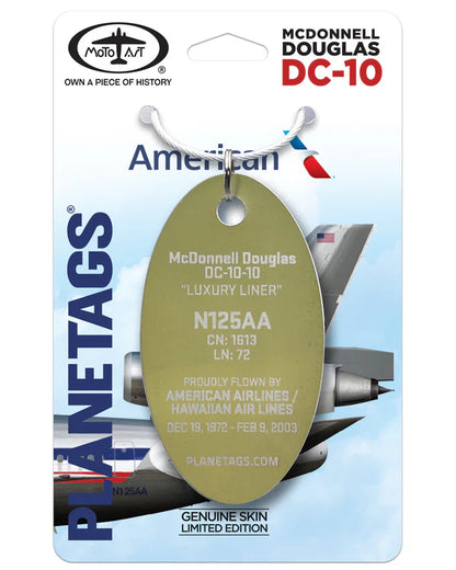 Planetags American Airlines DC-10 N125AA