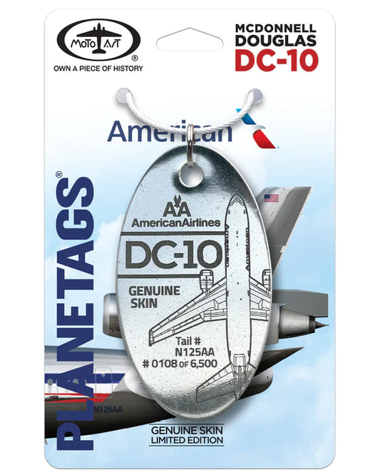 Planetags American Airlines DC-10 N125AA