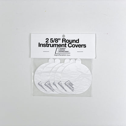 Aviation Static Cling Instrument Covers 2 5/8" Round