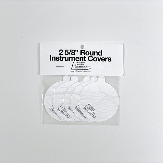 Aviation Static Cling Instrument Covers 2 5/8" Round