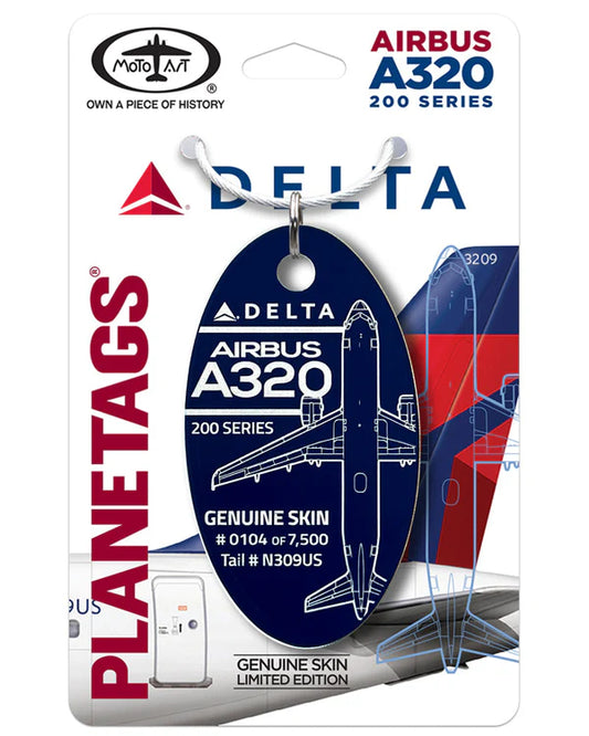 Planetags - DELTA-A320-N309US