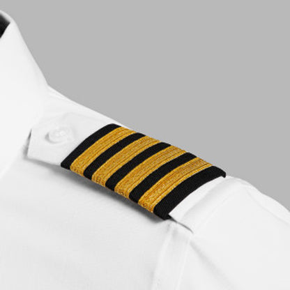 A Cut Above Epaulettes - Premium Gold on Black