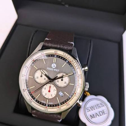 Focke-Wulf Flieger III Raven (Tachymeter) Men's Aviation Watch