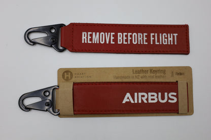 Handmade Leather RBF Keyring Tag