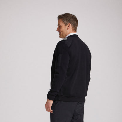 Mens Uniform Sweater - Krete Full Zip - Navy