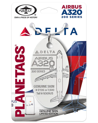 Planetags - DELTA-A320-N309US