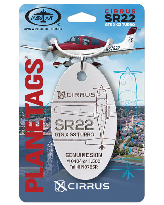 Planetags Cirrus SR22 GTS X G3