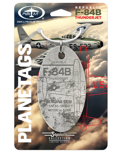 Planetags F-84B Thunderjet 45-59522