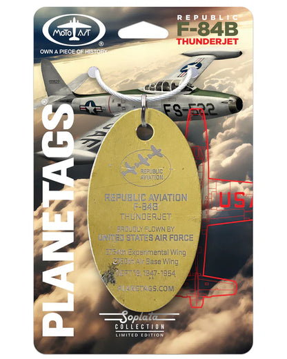 Planetags F-84B Thunderjet 45-59522