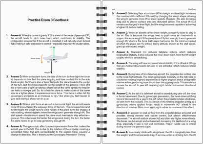 Pilot Train - CPL: 4 Practice Exams Aerodynamics
