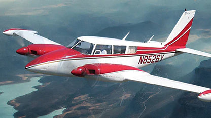 Planetags Piper PA-30 Comanche - White