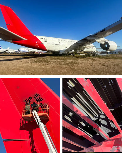 Planetags Qantas® A380 VH-OQE - Red