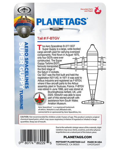 Planetags Super Guppy Turbine - F-BTGV