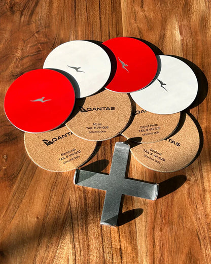 Planetags Qantas® Boeing 747 Coaster Set
