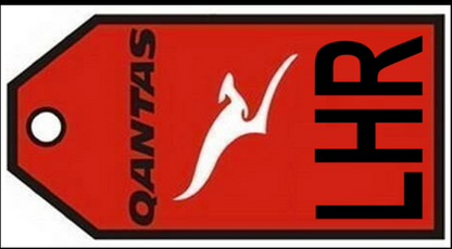 Qantas Luggage Tag