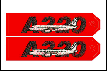 Key Tag - Airbus Aircraft