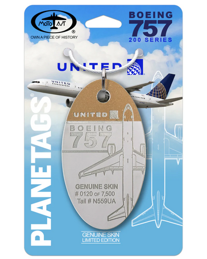 Planetags United Airlines® 757-N559UA