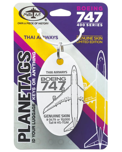 Planetags B747-400 Thai Airways #HS-TGM