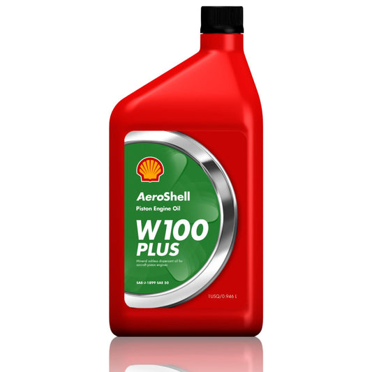 Aeroshell Piston Engine Oil W100 Plus - 1QT